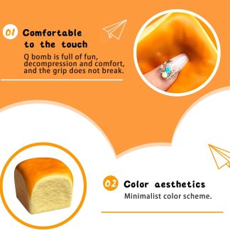 Butter Slow Rising Squishy，Squishy Toy,Dumpling Stress Balls,Fidget Toy - Image 6