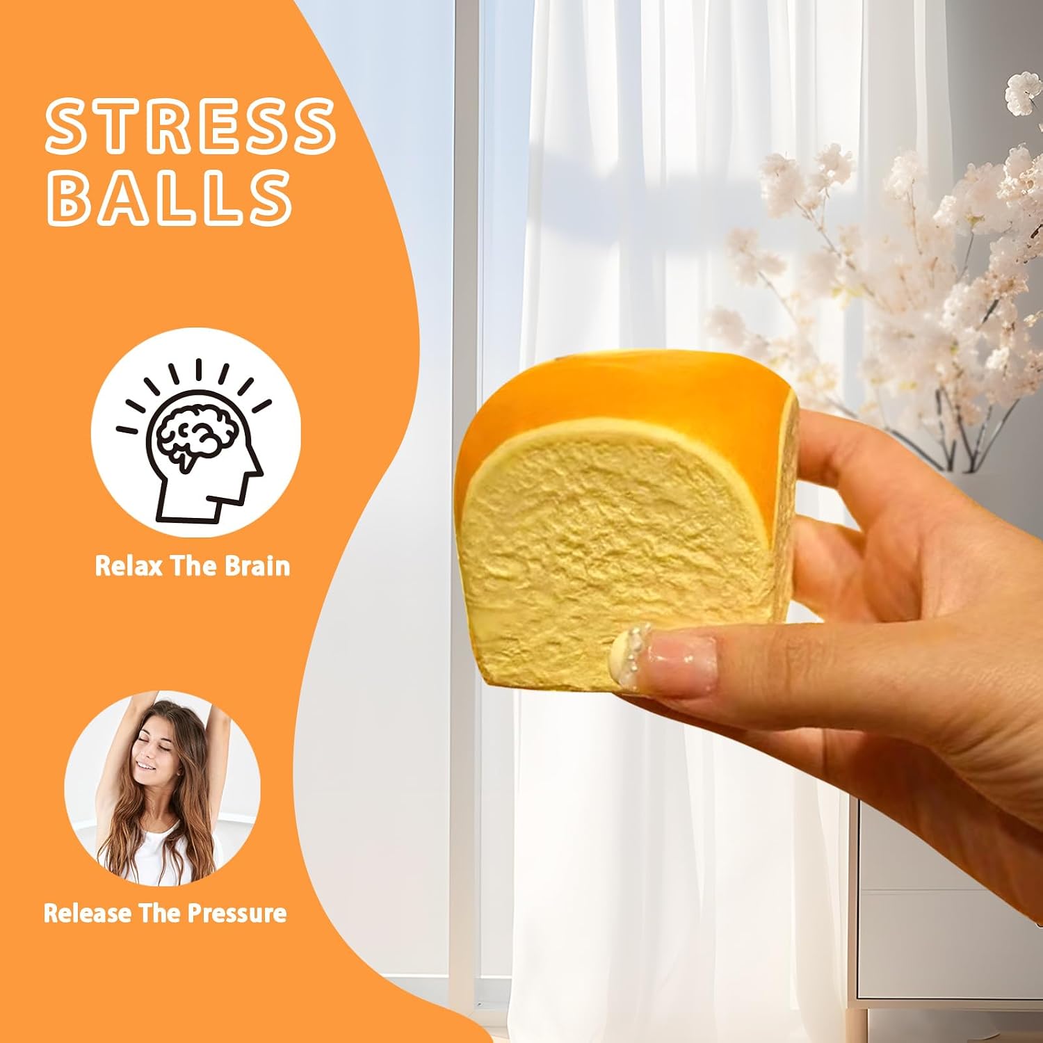Butter Slow Rising Squishy，Squishy Toy,Dumpling Stress Balls,Fidget Toy - Image 3